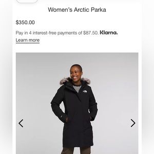 Northface Womens Arctic Parka